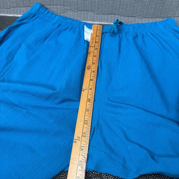 White Stag Womens Plus Size 18W/20W Blue Stretch Capri Pants Drawstring Waist - Picture 6 of 11